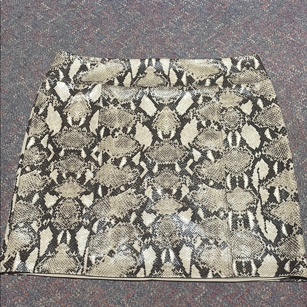 Chico’s Stylish Snake Print Skirt